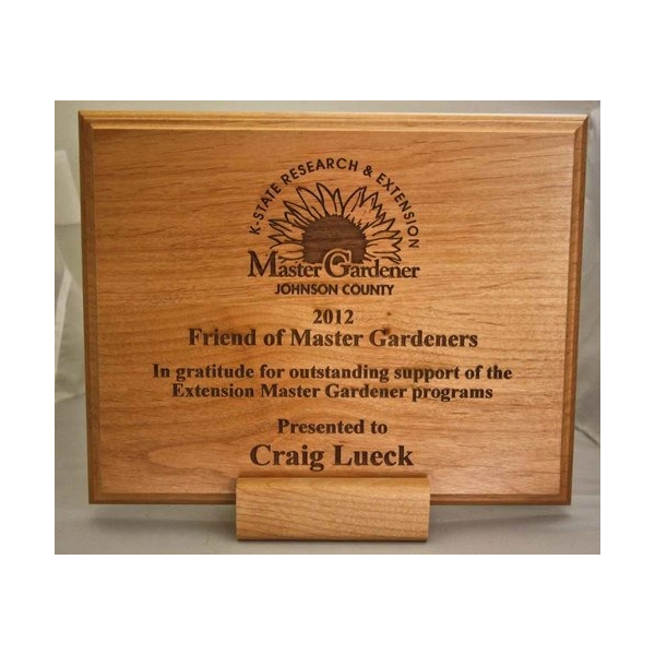 Engraved Godparent Wooden Magnetic Plaque